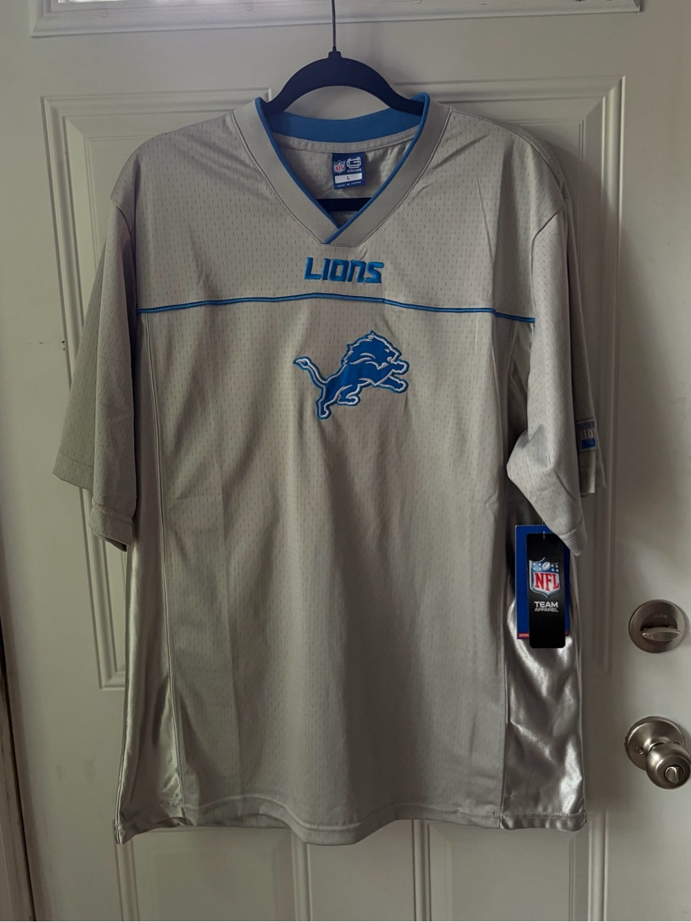 NFL Ultra Game Detroit Lions Men's Mesh Jersey Shirt